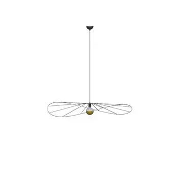 Подвесной светильник ESKOLA 70 черный 1xE27 60Вт сталь 150х70х70см Thoro Lighting Sollux Lighting