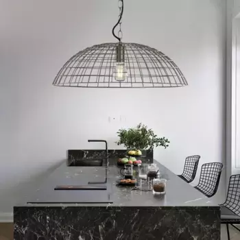 Подвесной светильник Etc-shop, серебряный