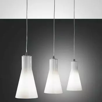 Подвесной светильник Fabas Luce Diana хромированный, E27, серебро