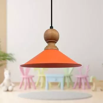 Подвесной светильник Ferh 35/20 см, винтажный подвесной светильник для обеденного стола, большой подвесной светильник для гостиной, светильники для кухни, столовой, подвесные светильники - оранжевый Bamyum