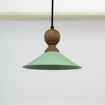 Подвесной светильник Ferh 35/20 см, винтажный подвесной светильник для обеденного стола, большой подвесной светильник для гостиной, светильники для кухни, столовой, подвесные светильники - мятно-зеленый Bamyum