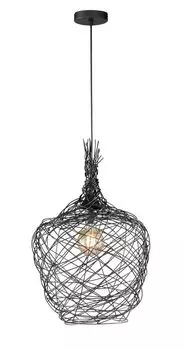 Подвесной светильник Fischer & Honsel Milo 1-лампочка черный Fischer & Honsel Leuchten