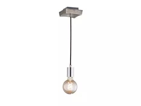 Подвесной светильник Fischer & Honsel Valence из никеля и хрома E27 Fischer & Honsel Leuchten, серебро