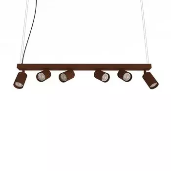 Подвесной светильник формы L 6X Gu10 Lumicom, коричневый