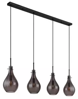 Подвесной светильник Globo, 110x18x120 см, черный