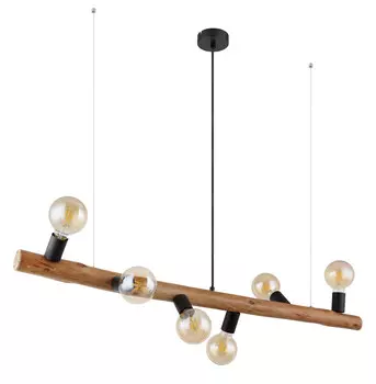 Подвесной светильник Globo, 115x17x150 см, черный/темно-коричневый