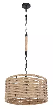 Подвесной светильник Globo, 40x156 см, коричневый/черный