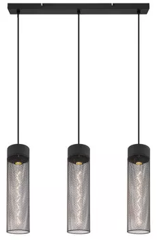 Подвесной светильник Globo, 60x9,5x120 см, черный