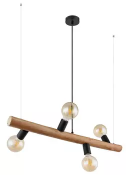 Подвесной светильник Globo, 80x17x150 см, черный/темно-коричневый