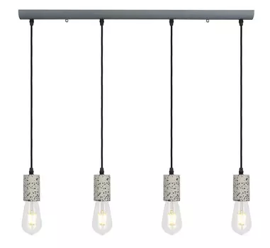 Подвесной светильник Globo, 80x5,5x120 см, серый