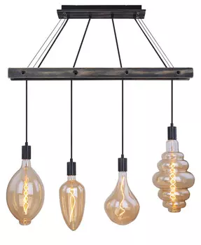 Подвесной светильник Globo, 90x9x120 см, черный