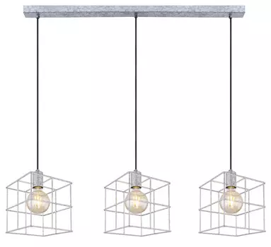 Подвесной светильник Globo, 95x20x129 см, цинковый
