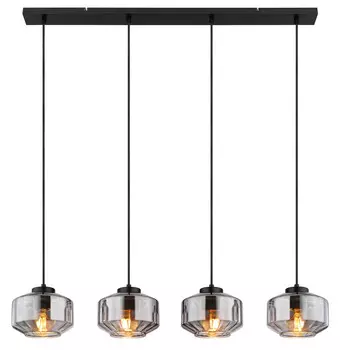 Подвесной светильник Globo, 96x18x120 см, черный