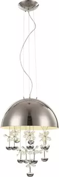 Подвесной светильник Globo Hl никель матовый, 1Xled 15998 Globo Lighting, серебро