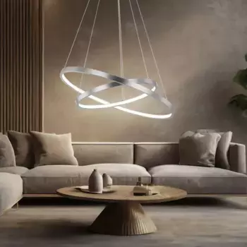 Подвесной светильник Globo Lighting, серебряный