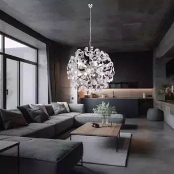 Подвесной светильник Globo Lighting, серебряный