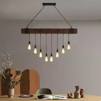 Подвесной светильник GreatDEshop2021, коричневый