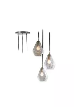 Подвесной светильник Hellar прозрачный/серебристый Loberon, прозрачный/серебристый
