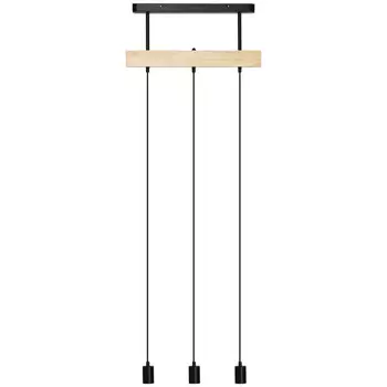 Подвесной светильник HOMCOM, 50x8x33 см, черный