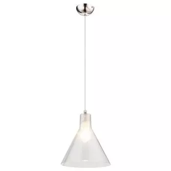 Подвесной светильник, хром, прозрачный, H 113 см, CONNY etc-shop