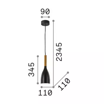 Подвесной светильник IdealLux, белый