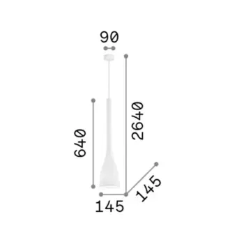 Подвесной светильник IdealLux, черный