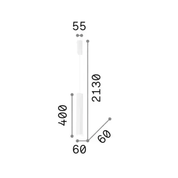 Подвесной светильник IdealLux, черный