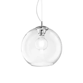 Подвесной светильник IdealLux, серебряный