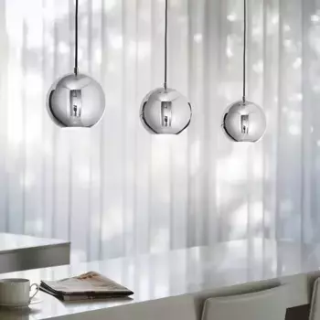 Подвесной светильник IdealLux, серебряный