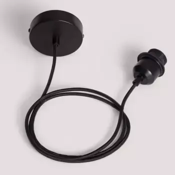 Подвесной светильник ILUZZIA, черный