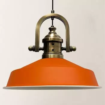 Подвесной светильник Industrial Asletl-Marine Vintage 40 см - Оранжевый Bamyum