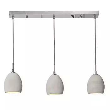 Подвесной светильник из бетона, 3 лампы E14, подвесной светильник для кухни, обеденного стола Licht-Erlebnisse