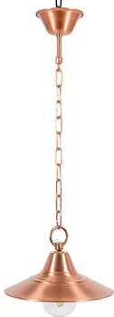 Подвесной светильник из меди E27, классический подвесной светильник из цельной латуни Licht-Erlebnisse