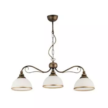 Подвесной светильник из металлического стекла, элегантный коричневый, антикварный, с 3 лампочками в стиле модерн E27, подвесной светильник для столовой, гостиной Licht-Erlebnisse