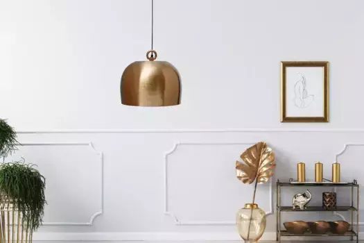 Подвесной светильник Kayoom "Art", лампа E27 | без лампочек, высокое качество, исключительный 37 см, Высота: 33,00 см., цвет kupfer