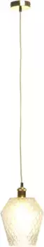 Подвесной светильник Kayoom "Lumi", лампа E27 | без лампочек, ручная работа, современный 20,00 см, Высота: 27,00 см., цвет transparent