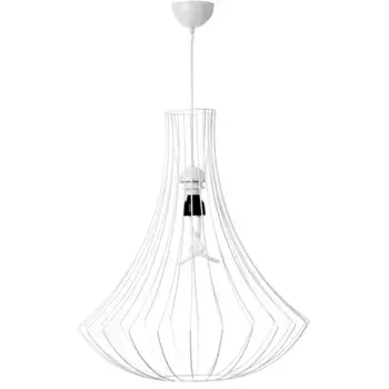 Подвесной светильник Kayoom «Подвесной светильник Chiara 110», 1 лампочка, лампочка E27 | без лампочек, индустриальный и ностальгический дизайн, белый