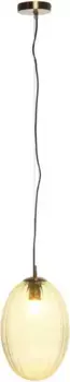 Подвесной светильник Kayoom "Виргина", лампа E27 | без лампочек, гламурный, простой в уходе 23 см, Высота: 36,00 см., цвет bernsteinfarben