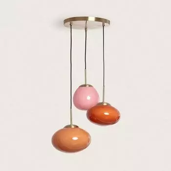 Подвесной светильник Kurta Crystal, разноцветный LEDKIA, мультиколор