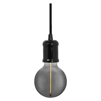 Подвесной светильник LEDVANCE Vintage 1906 BOBBIN E27, черный, макс. 25 Вт (LED 15 Вт), цоколь E27, круглый плафон, подвесной светильник для интерьера, в сочетании с винтажными или умными лампами 1906 г.