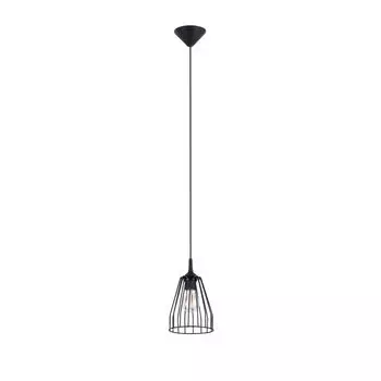 Подвесной светильник LEYO 1xE27 15W сталь 85x15x15см Sollux Lighting, черный