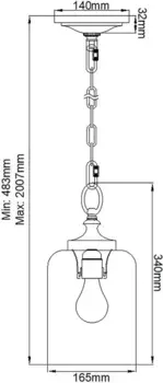 Подвесной светильник Licht-Erlebnisse