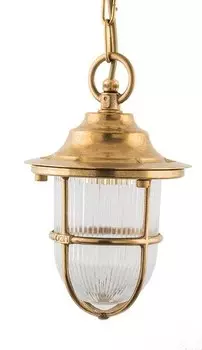 Подвесной светильник Licht-Erlebnisse SANTORIN цвет messing/klar/transparent