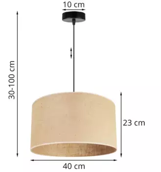 Подвесной светильник LIGHT HOME LH, черный