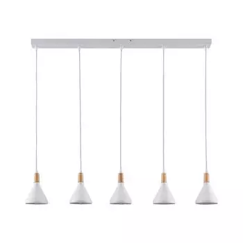 Подвесной светильник Lindby 'Arina' белого цвета из металла