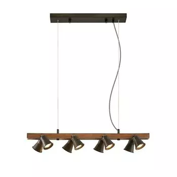 Подвесной светильник Lindby 'Grandesa' из дерева