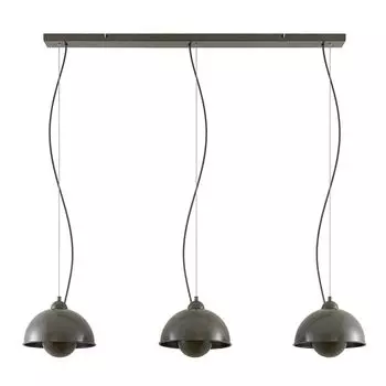 Подвесной светильник Lindby 'Gretja' из алюминия из металла, темно-серый