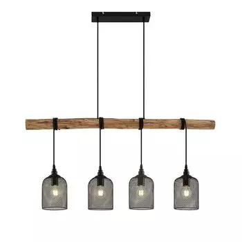 Подвесной светильник Lindby "Элронд" из дерева