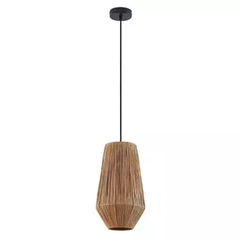 Подвесной светильник Lindby 'Jytte' кремового цвета из бумаги, черный