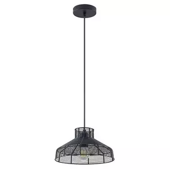 Подвесной светильник Lindby 'Karidotta' черного цвета из металла, черный